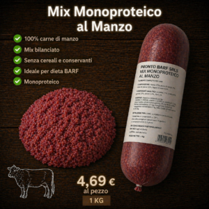 Mix Monoproteico di Manzo