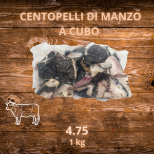 Centopelli Bovino a cubetti 1 kg