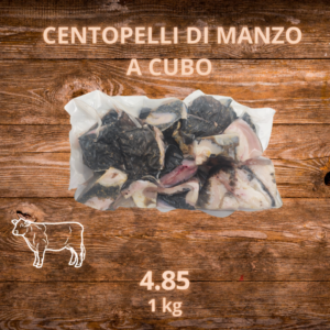 Centopelli Bovino a cubetti 1 kg