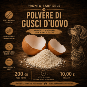 Polvere di gusci d'uovo